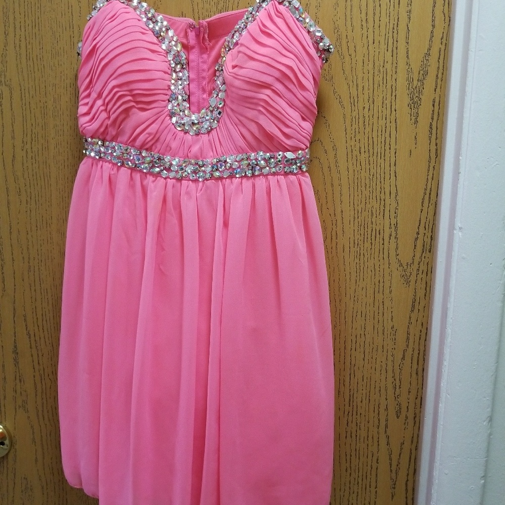Elegant pink dress